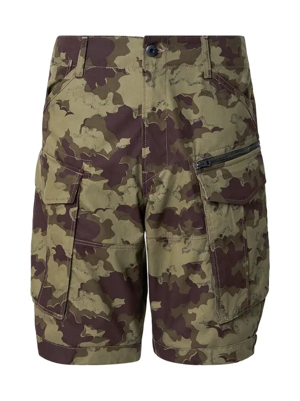 G-STAR G-STAR Kargo hlače  oliva / pastelno zelena / temno rdeča