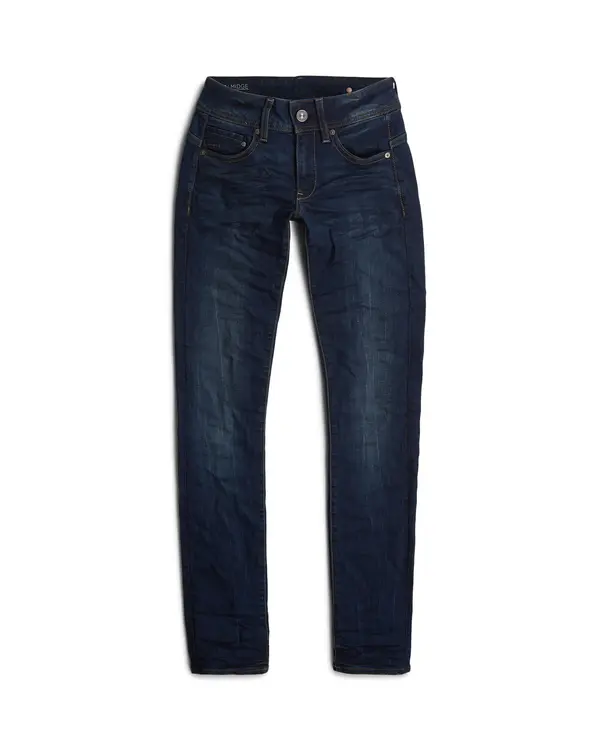 G-STAR G-STAR Kavbojke 'Midge Straight'  temno modra