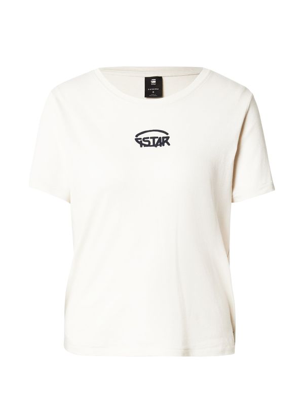 G-STAR G-STAR Majica  črna / bela