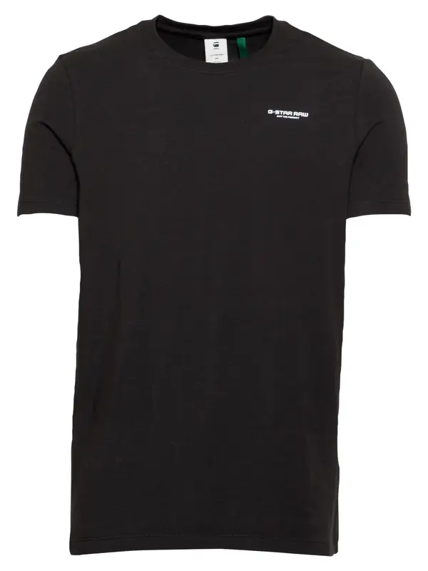 G-STAR G-STAR Majica 'Slim Base T-Shirt'  črna / bela