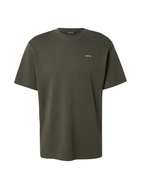 G-STAR G-STAR Majica 'True Regular T-Shirt'  grafit / bela