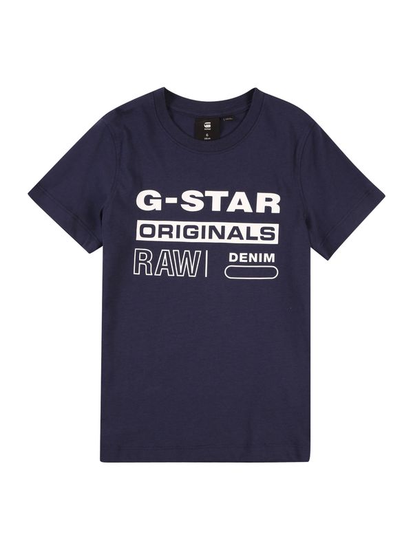 G-Star RAW G-Star RAW Majica  mornarska / bela