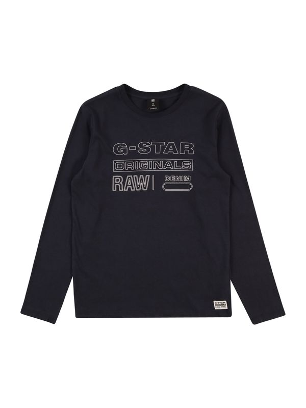 G-Star RAW G-Star RAW Majica  nočno modra / bela