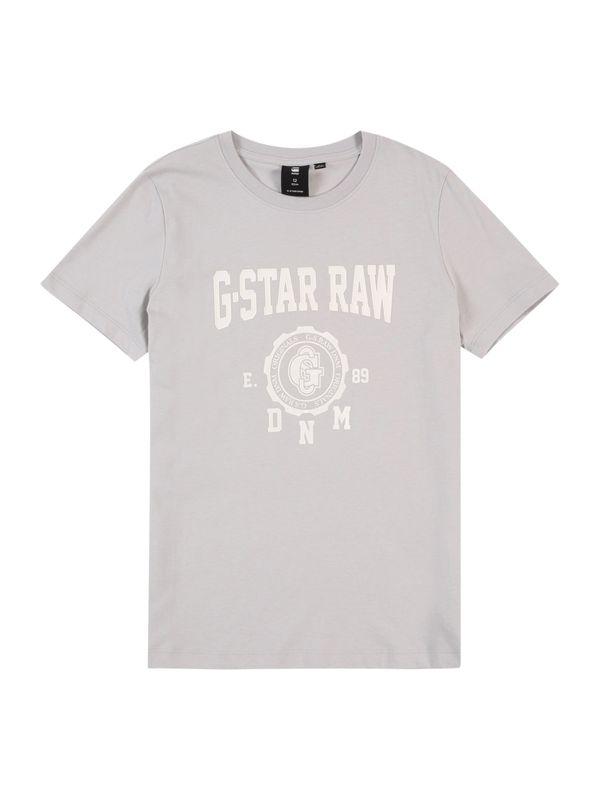 G-Star RAW G-Star RAW Majica  siva / off-bela