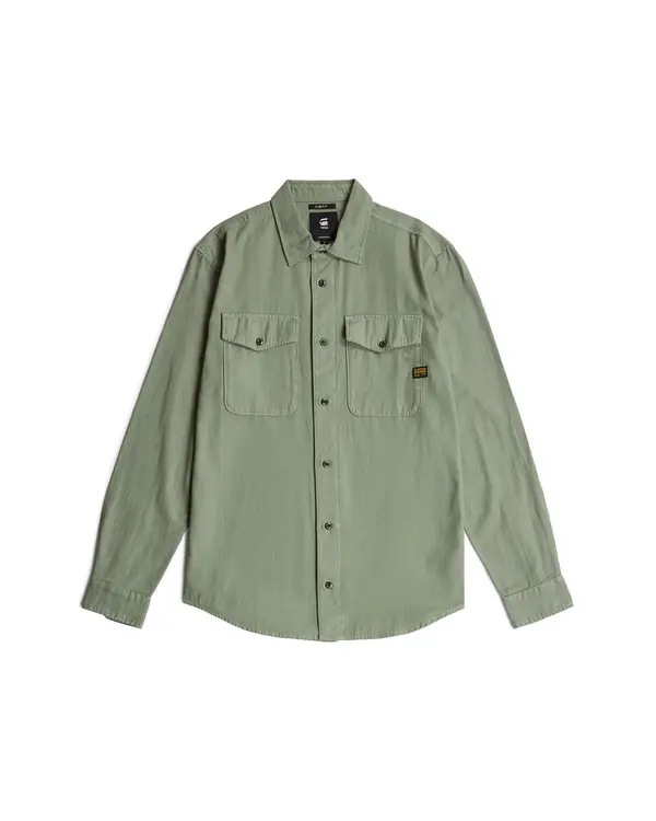 G-STAR G-STAR Srajca 'Marine Slim Shirt'  zelena