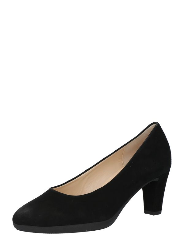 GABOR GABOR Čevlji s peto  črna