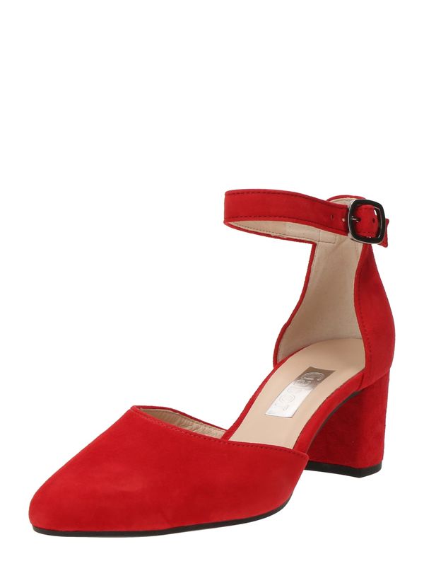 GABOR GABOR Čevlji s peto in s paščki  rdeča