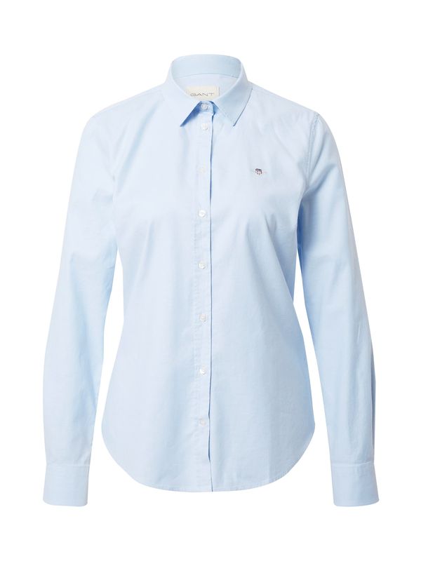 GANT GANT Bluza  mornarska / pastelno modra / rdeča