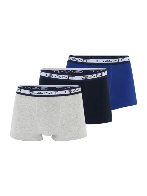 GANT GANT Boksarice  marine / svetlo siva / črna / bela