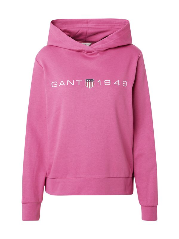 GANT GANT Majica  marine / neonsko lila / temno rdeča / bela