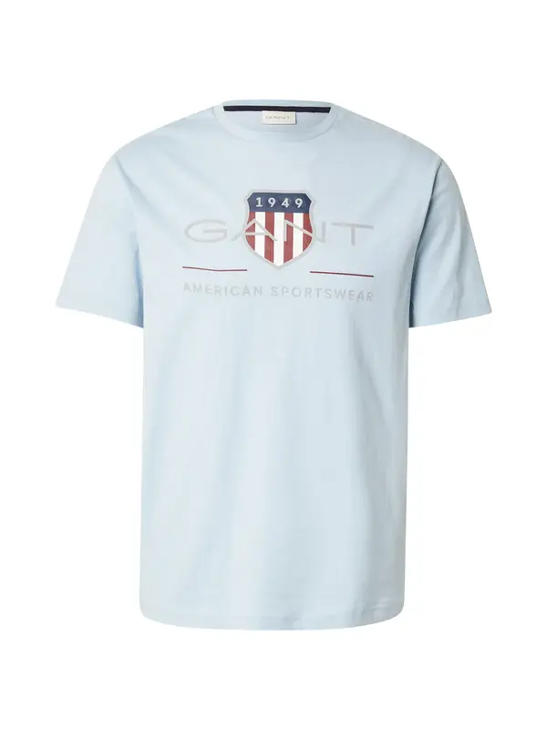 GANT GANT Majica  marine / svetlo modra / svetlo siva / bela