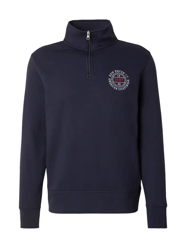 GANT GANT Majica  marine / svetlo rdeča / bela