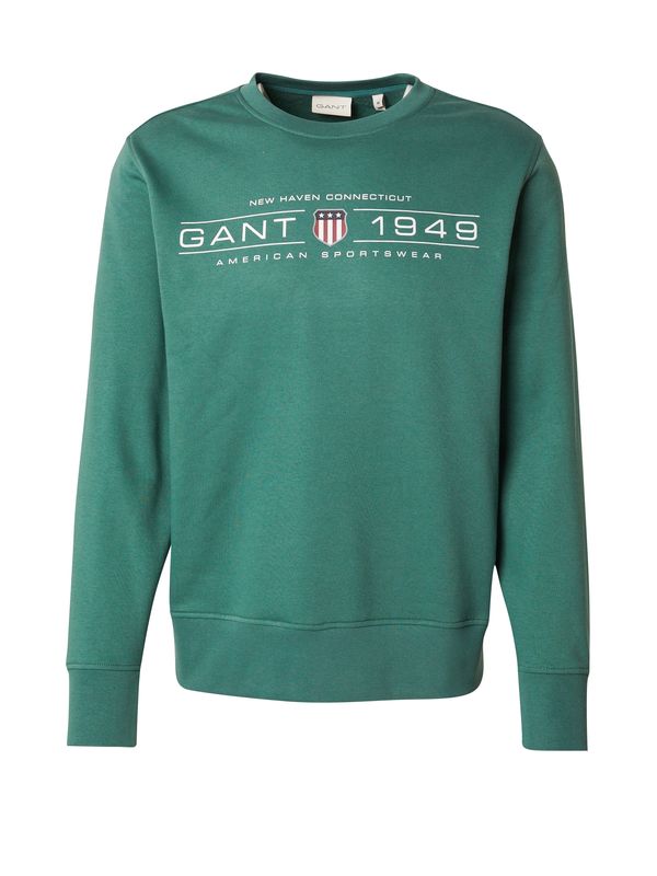 GANT GANT Majica  marine / zelena / temno rdeča / off-bela