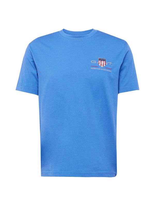 GANT GANT Majica  modra / češnjevo rdeča / srebrna / bela