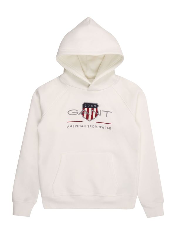 GANT GANT Majica  mornarska / rdeča / bela