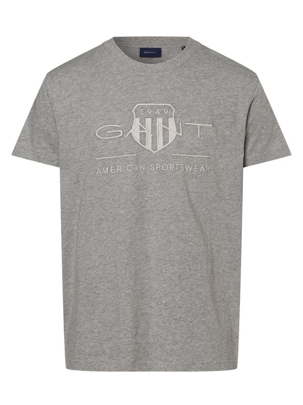 GANT GANT Majica  siva / svetlo siva