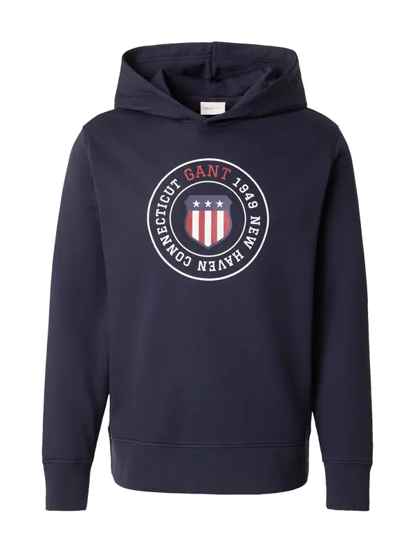 GANT GANT Majica  temno modra / rdeča / bela