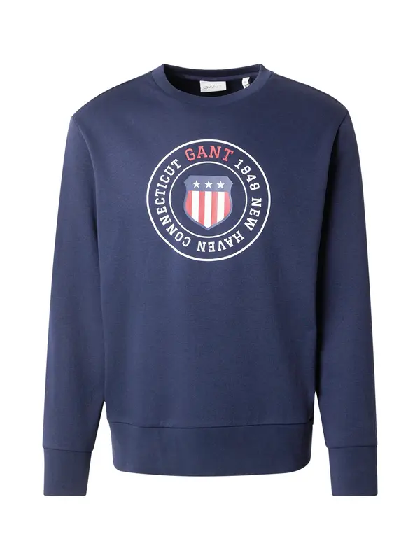 GANT GANT Majica  temno modra / rdeča / bela