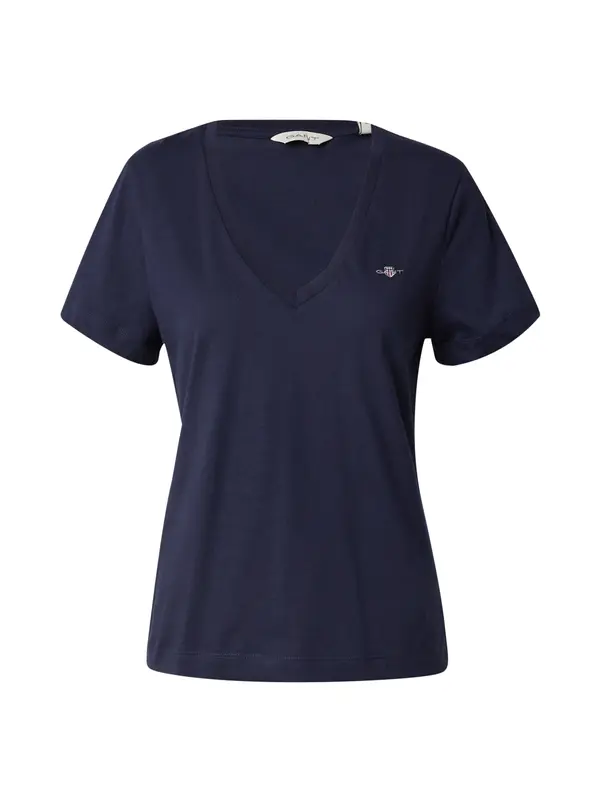 GANT GANT Majica  temno modra / siva / rdeča / bela