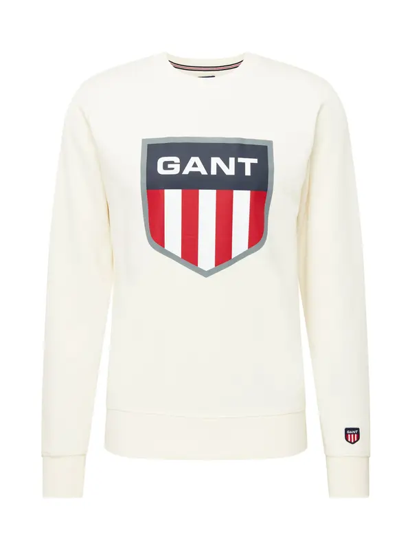 GANT GANT Majica  temno modra / siva / rdeča / bela / jajčna lupina