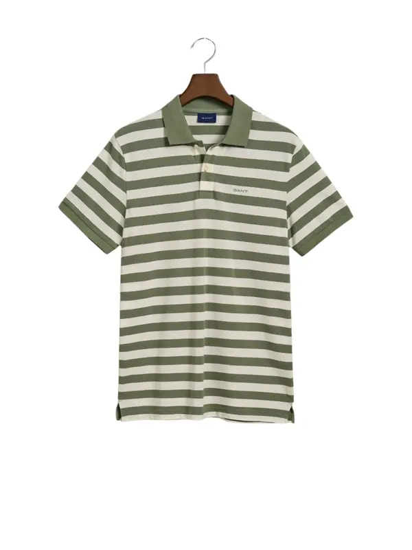 GANT GANT Majica  zelena / off-bela