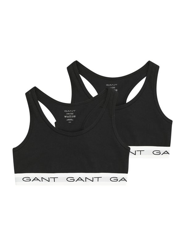 GANT GANT Modrček  črna / bela