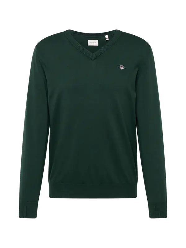 GANT GANT Pulover 'CLASSIC'  temno zelena / mešane barve