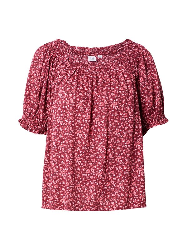 GAP GAP Bluza  burgund / melona / bela