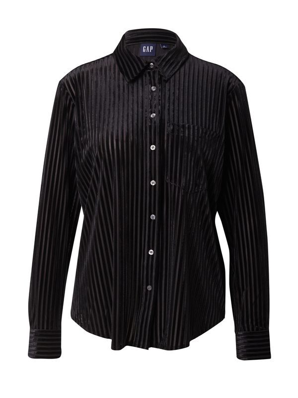 GAP GAP Bluza 'VELVET'  črna