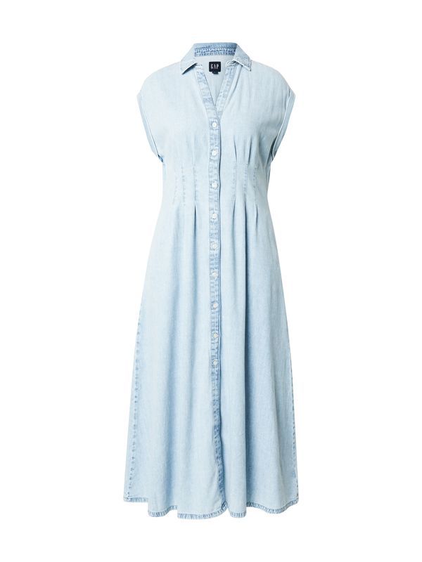 GAP GAP Dolga srajca  svetlo modra