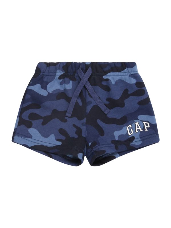 GAP GAP Hlače  modra / svetlo modra / bela