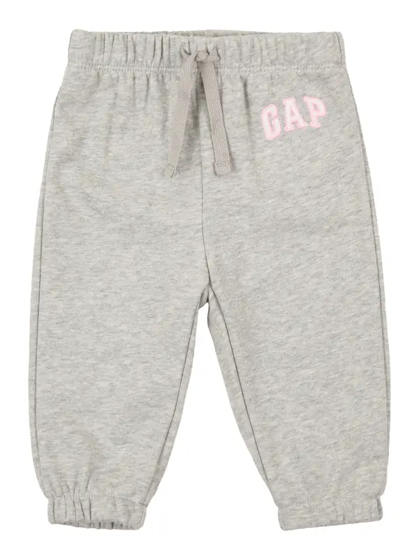 GAP GAP Hlače  pegasto siva / svetlo roza / bela