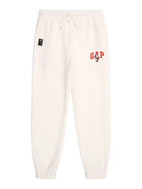 GAP GAP Hlače  rdeča / bela