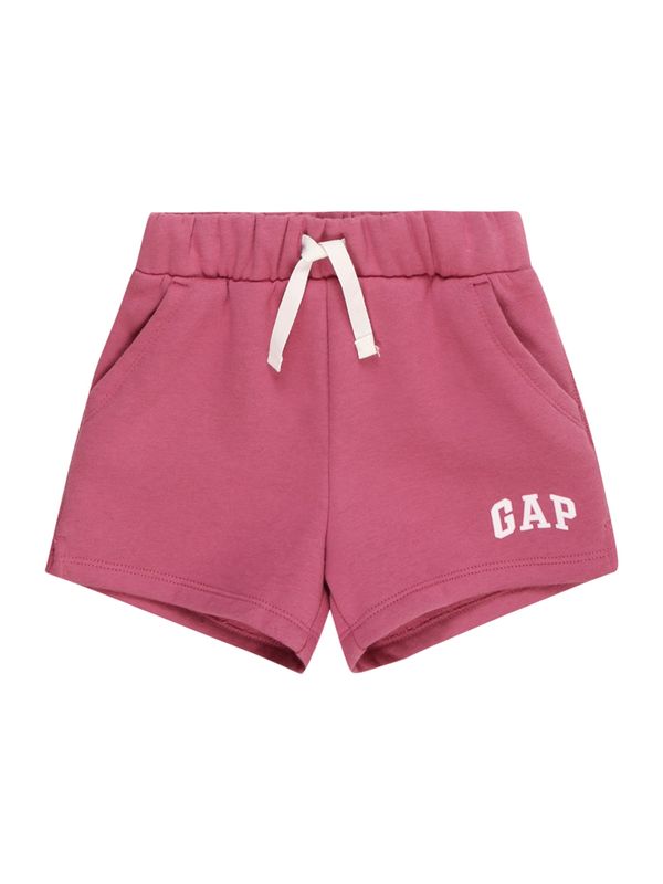 GAP GAP Hlače  roza / magenta / bela