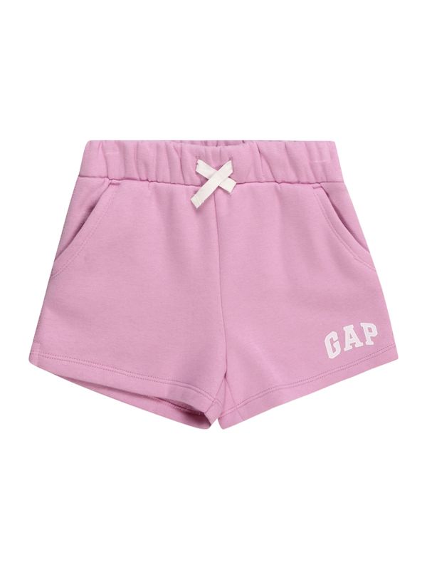 GAP GAP Hlače  roza / rosé / bela