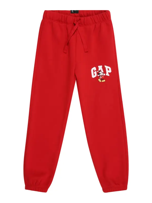 GAP GAP Hlače 'V-DIS X GAP FAM'  rdeča / črna / bela