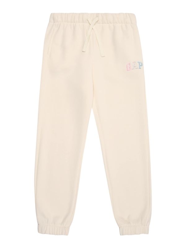 GAP GAP Hlače  volneno bela