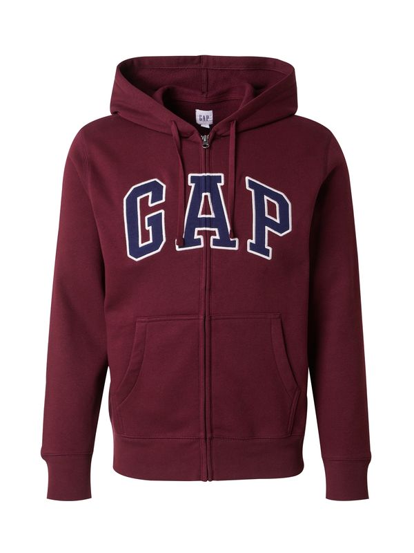 GAP GAP Jopa na zadrgo 'HERITAGE'  marine / burgund / bela