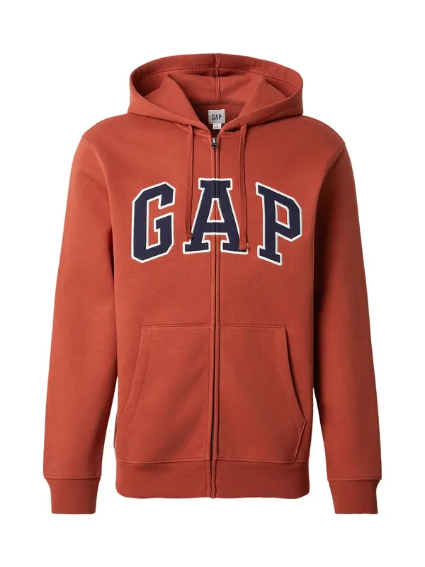 GAP GAP Jopa na zadrgo 'HERITAGE'  mornarska / rjasto rjava / bela