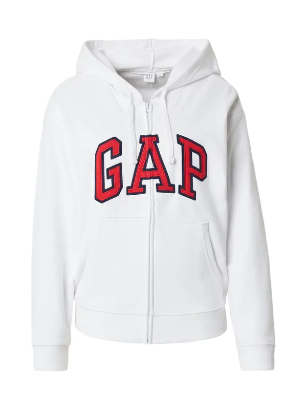 GAP GAP Jopa na zadrgo 'HERITAGE'  rdeča / bela