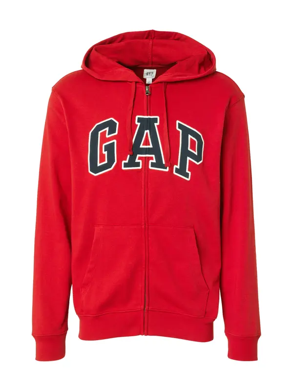 GAP GAP Jopa na zadrgo 'HERITAGE'  temno modra / živo rdeča / bela