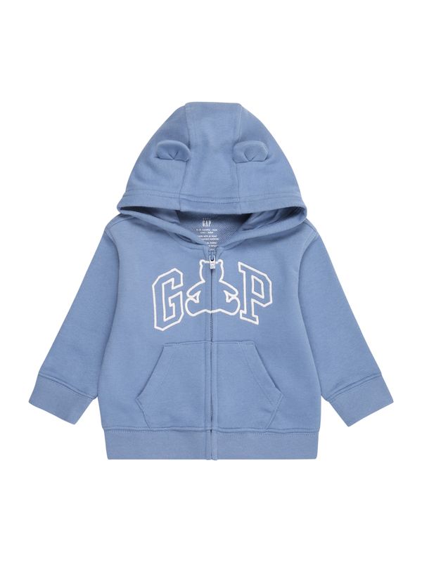 GAP GAP Jopa na zadrgo  svetlo modra / bela