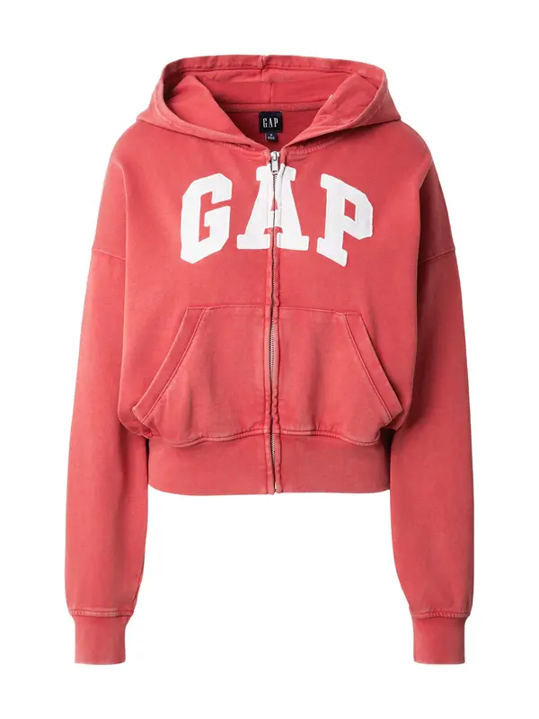GAP GAP Jopa na zadrgo  svetlo rdeča / bela