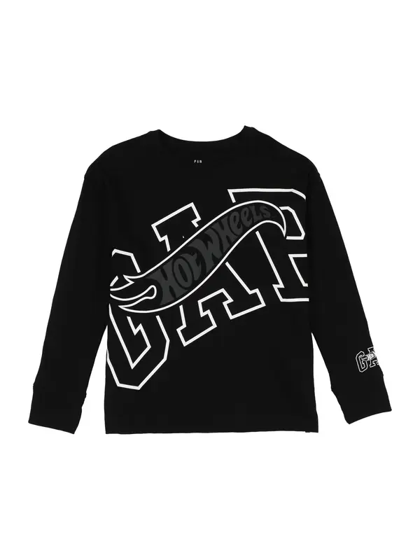 GAP GAP Majica  antracit / črna / bela