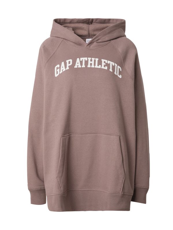 GAP GAP Majica 'ATHLETIC'  čokolada / bela