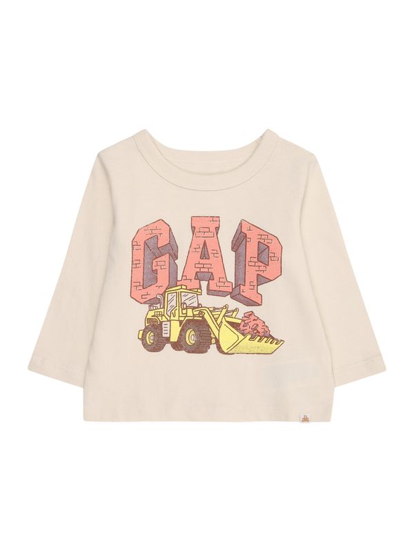 GAP GAP Majica  bež / rumena / oranžna