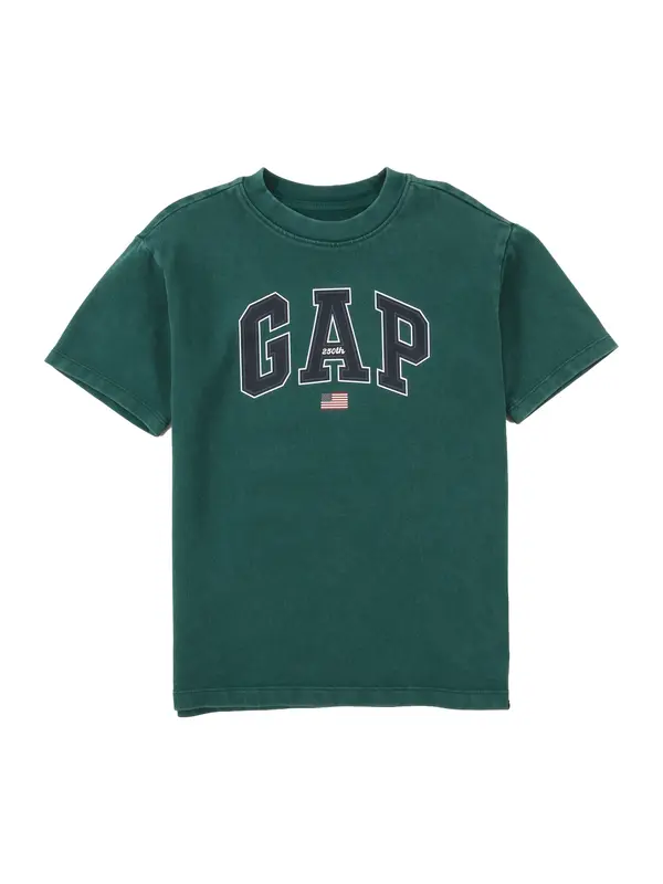 GAP GAP Majica 'BRANNAN'  jelka / rdeča / črna / bela