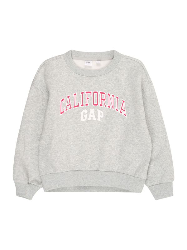 GAP GAP Majica 'CITY'  pegasto siva / roza / bela