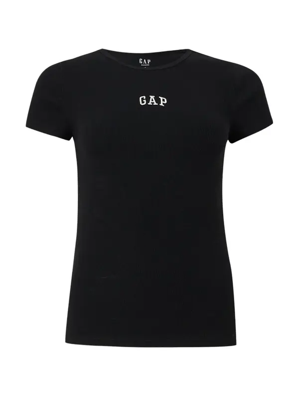 GAP GAP Majica  črna / bela