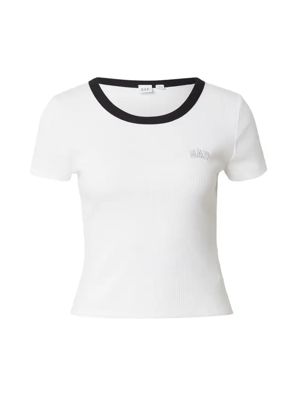 GAP GAP Majica  črna / bela